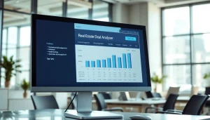 Analyze real estate deals efficiently with this advanced real estate deal analyzer on a computer screen.
