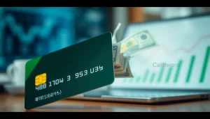 신용카드 현금화 프로세스를 설명하는 그래픽 이미지