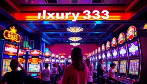 Menggamakan pengalaman kasino dari luxury333 dengan mesin slot ceria dan pemain antusias.