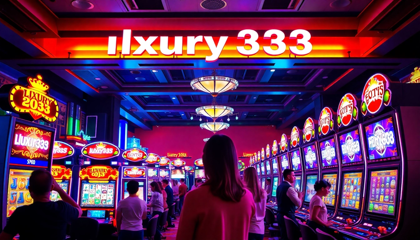 Menggamakan pengalaman kasino dari luxury333 dengan mesin slot ceria dan pemain antusias.