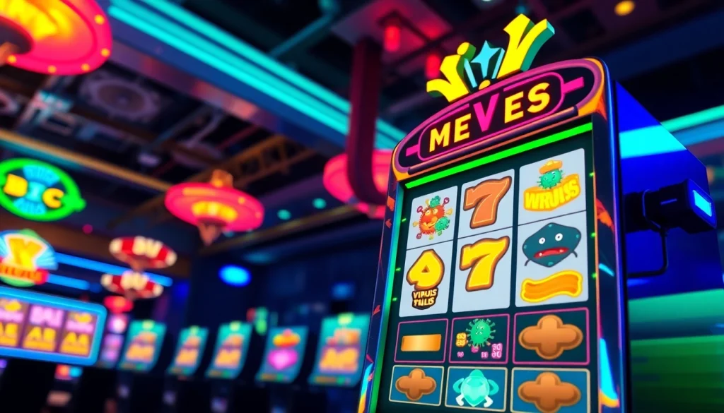 Mainkan virus4d slot dengan mesin slot yang berwarna-warni dan mengasyikkan.