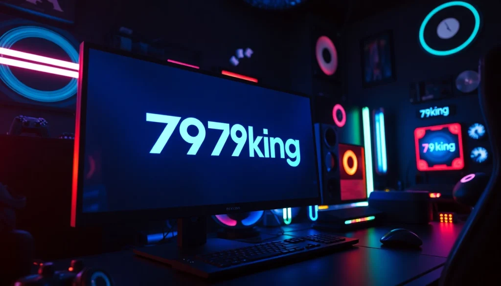 Boost your gaming experience with the 79king setup featuring innovative technology and vivid lighting.