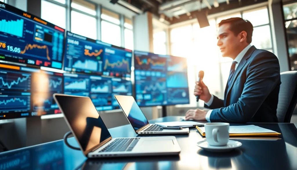 Cover the latest tech news featuring a journalist in a high-tech newsroom.