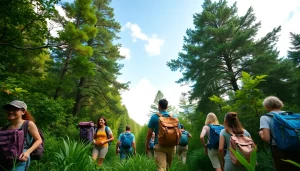 Enjoy an adventure with travelers at a lush forest featured on https://travelvixta.com.