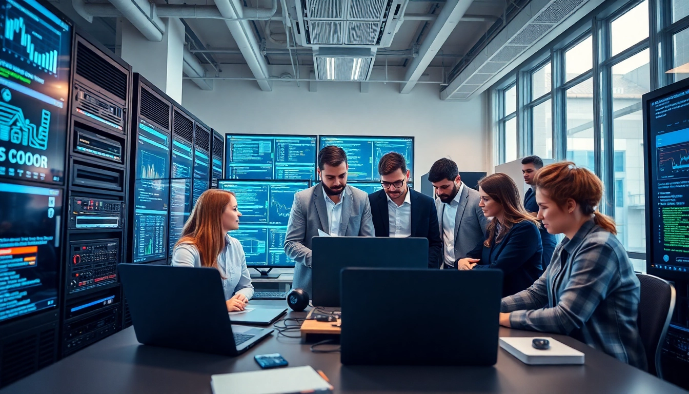 Managed IT Services Tampa professionals collaborating with advanced technology.