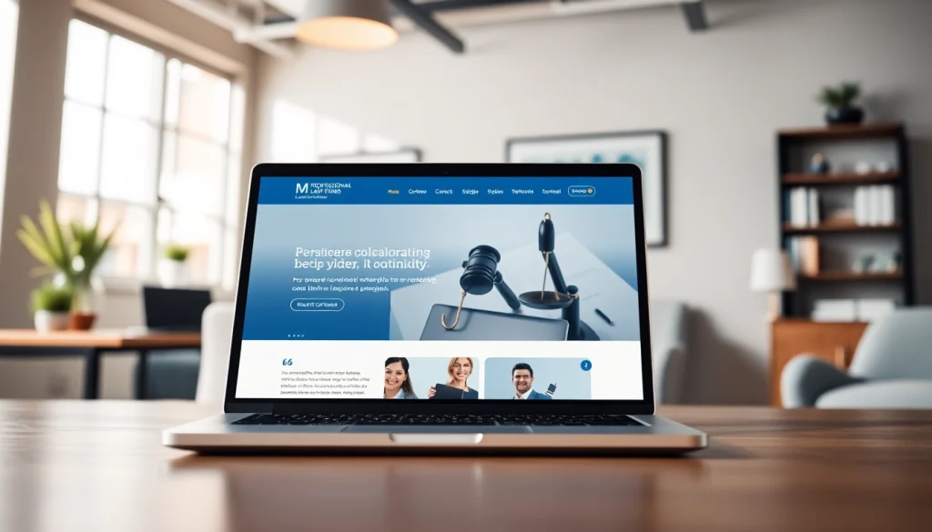 Enhance your online presence with https://www.lawfirmswebsitedesign.com showcasing a professional law firm website design.