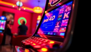 Login aman di jewel4d login slot dengan grafis menarik dan suasana ceria.