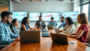 Elevate your strategies with Good Wolf Marketing's dedicated team during a productive brainstorming session.