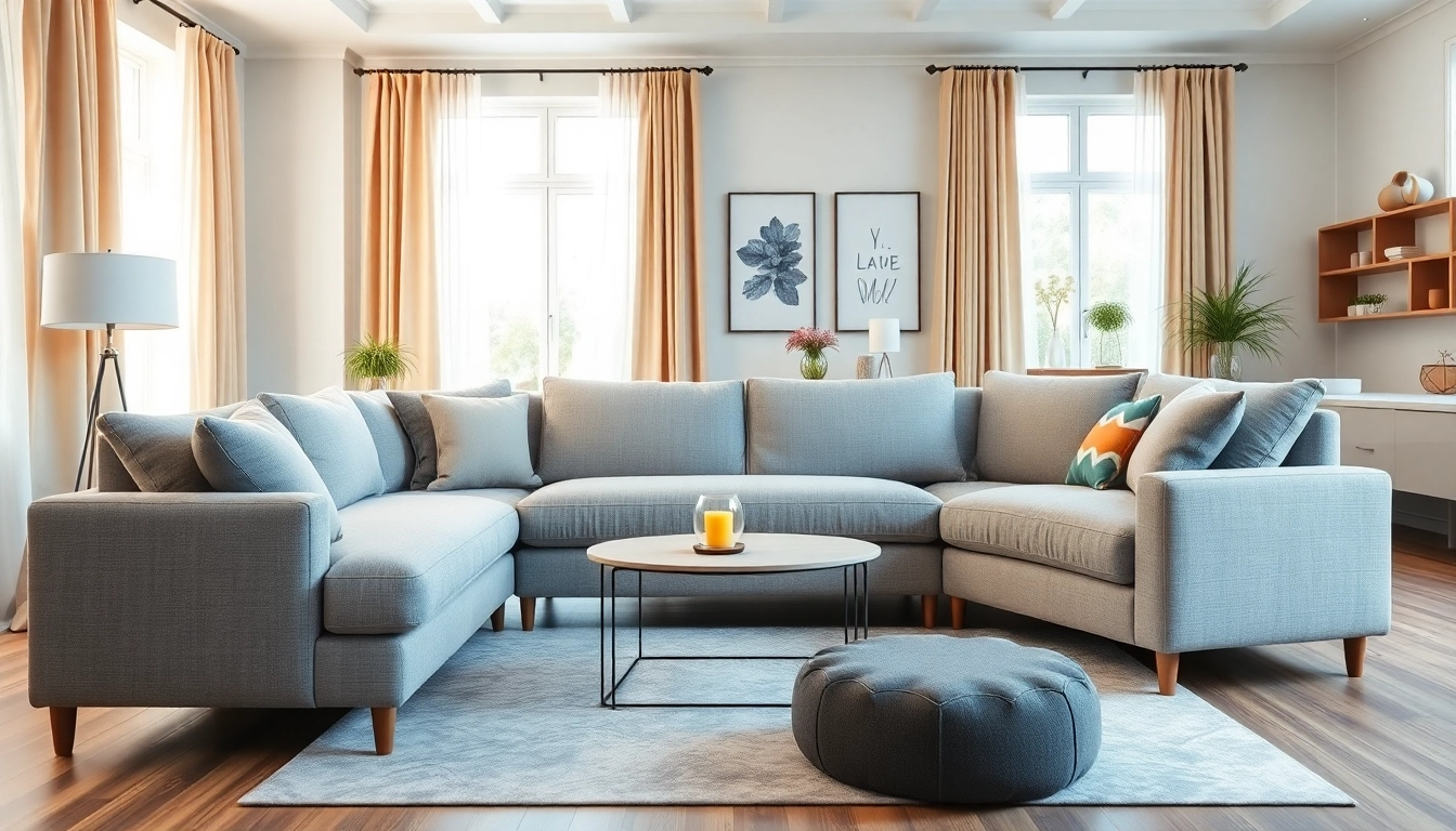 View a stylish corner sofa from https://corner-sofas.co.uk in a cozy modern living room setting.