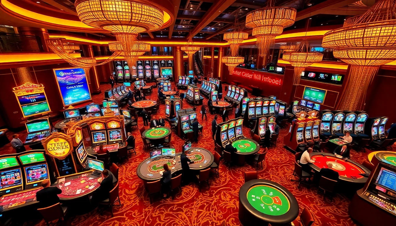 Players enjoying games at 789p.green, featuring vibrant casino ambiance and online betting screens.