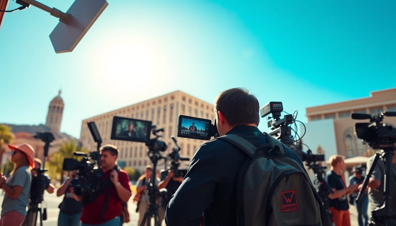 Engaged team at a Video Production Company Phoenix demonstrating creativity and professionalism in action.