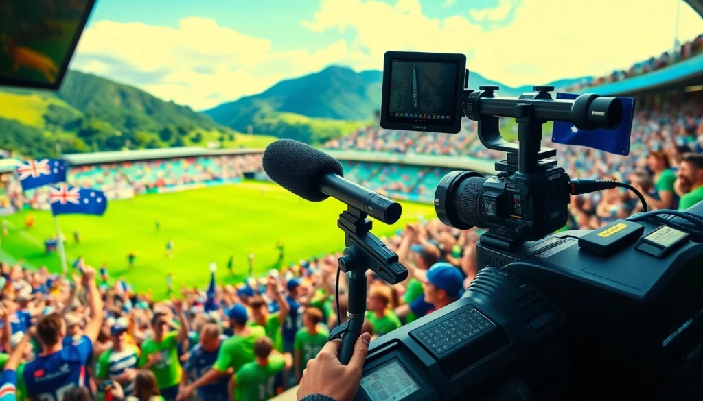 Engaging live sports broadcast representing the essence of https://sportnation.nz in New Zealand.