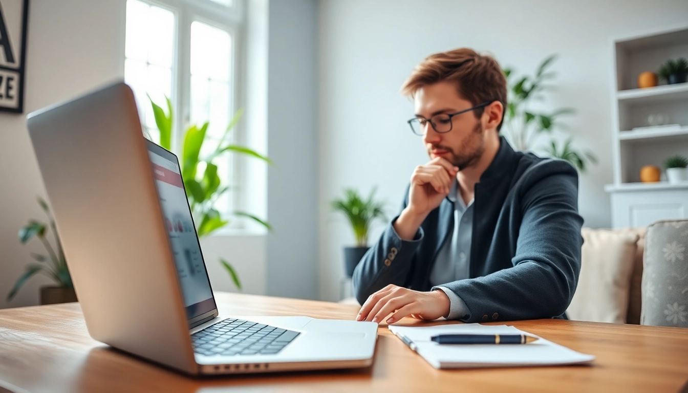 Engaging with surveys on https://enqueteplein.nl in a bright home office.