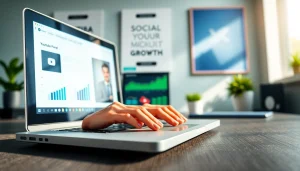 Engaging dashboard of a youtube smm panel illustrating social media metrics and analytics.