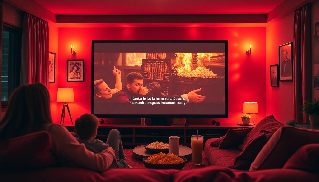 Experience movies online with engaging home settings and Romanian subtitles.