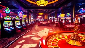 THABET players enjoying a thrilling casino experience at a luxurious gambling table.