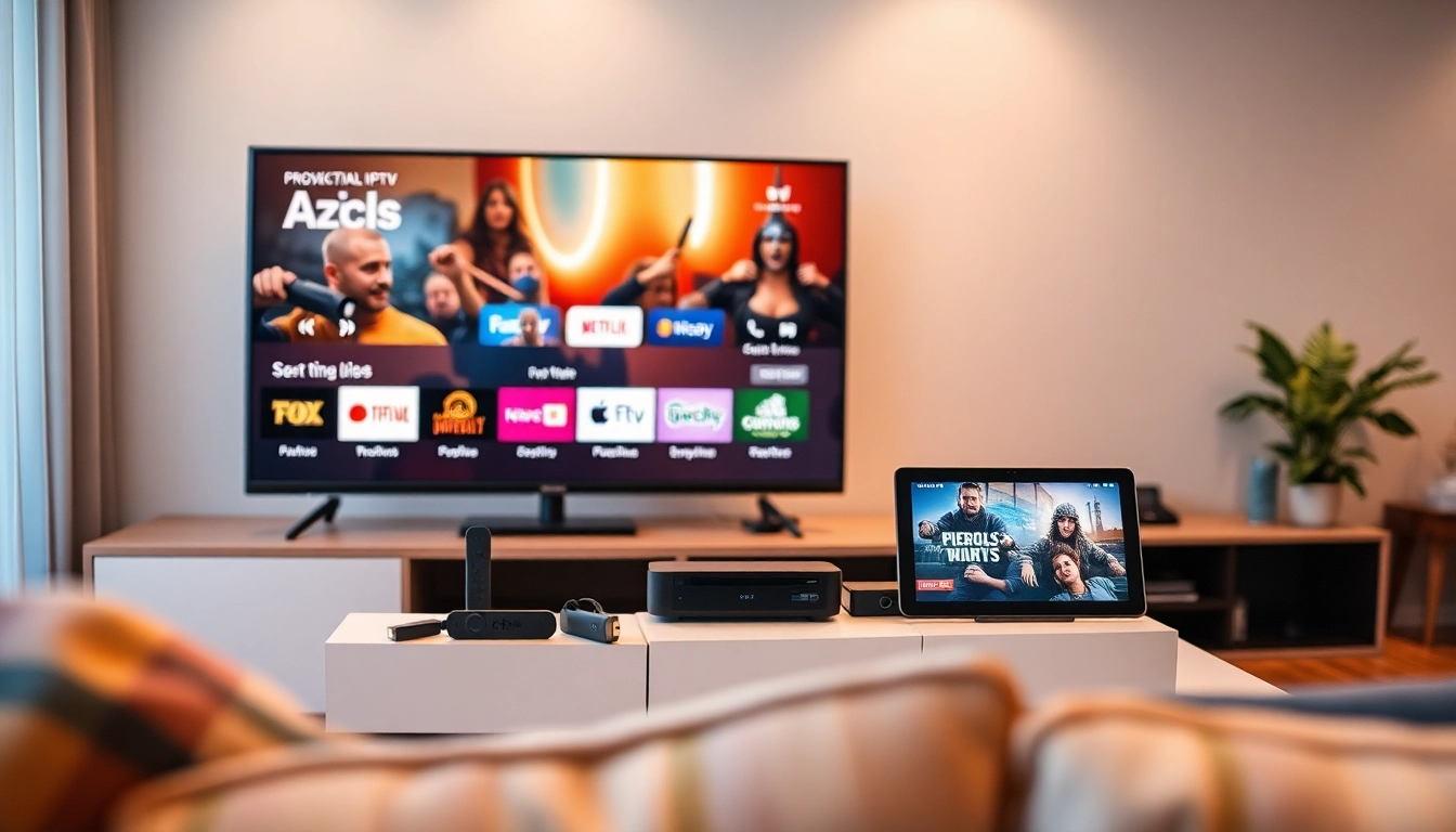 Showcase streaming devices and viewing setup for https://bosstv.ca IPTV services.