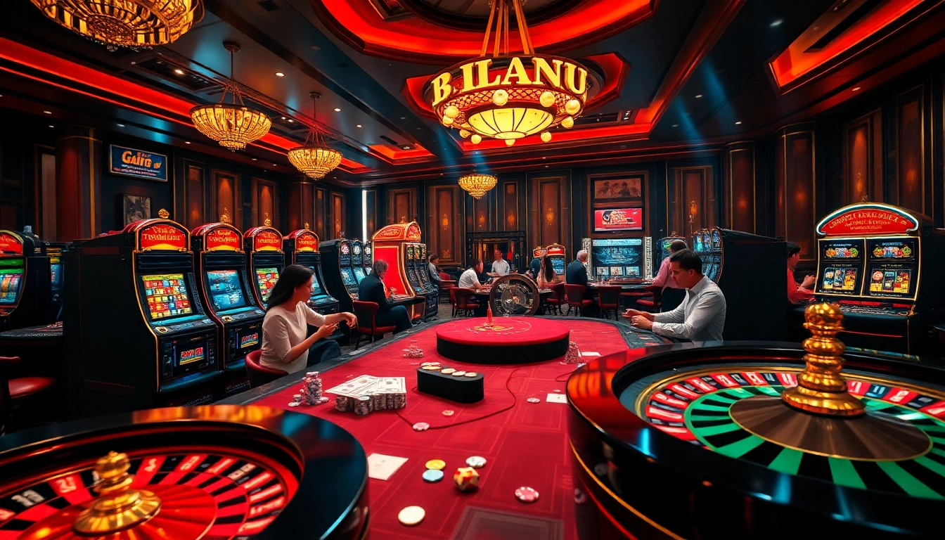 Engaging gamblers at a casino table with the phrase 'Nếu như vậy bám vào đây' depicted in a vibrant gaming atmosphere.