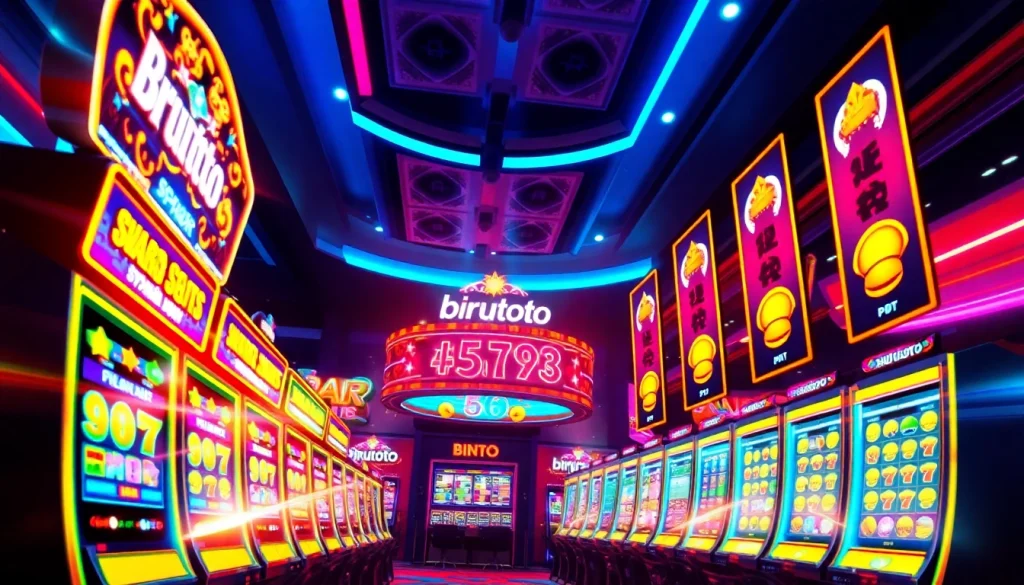 Rasakan sensasi bermain Birutoto online dengan mesin slot yang berwarna-warni dan visual yang dinamis.