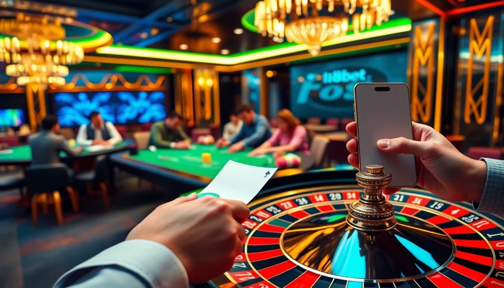 Tải 188bet for a thrilling casino experience with roulette and poker tables.