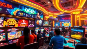 Engaging online casino gaming scene featuring GG 88 games and promotions.