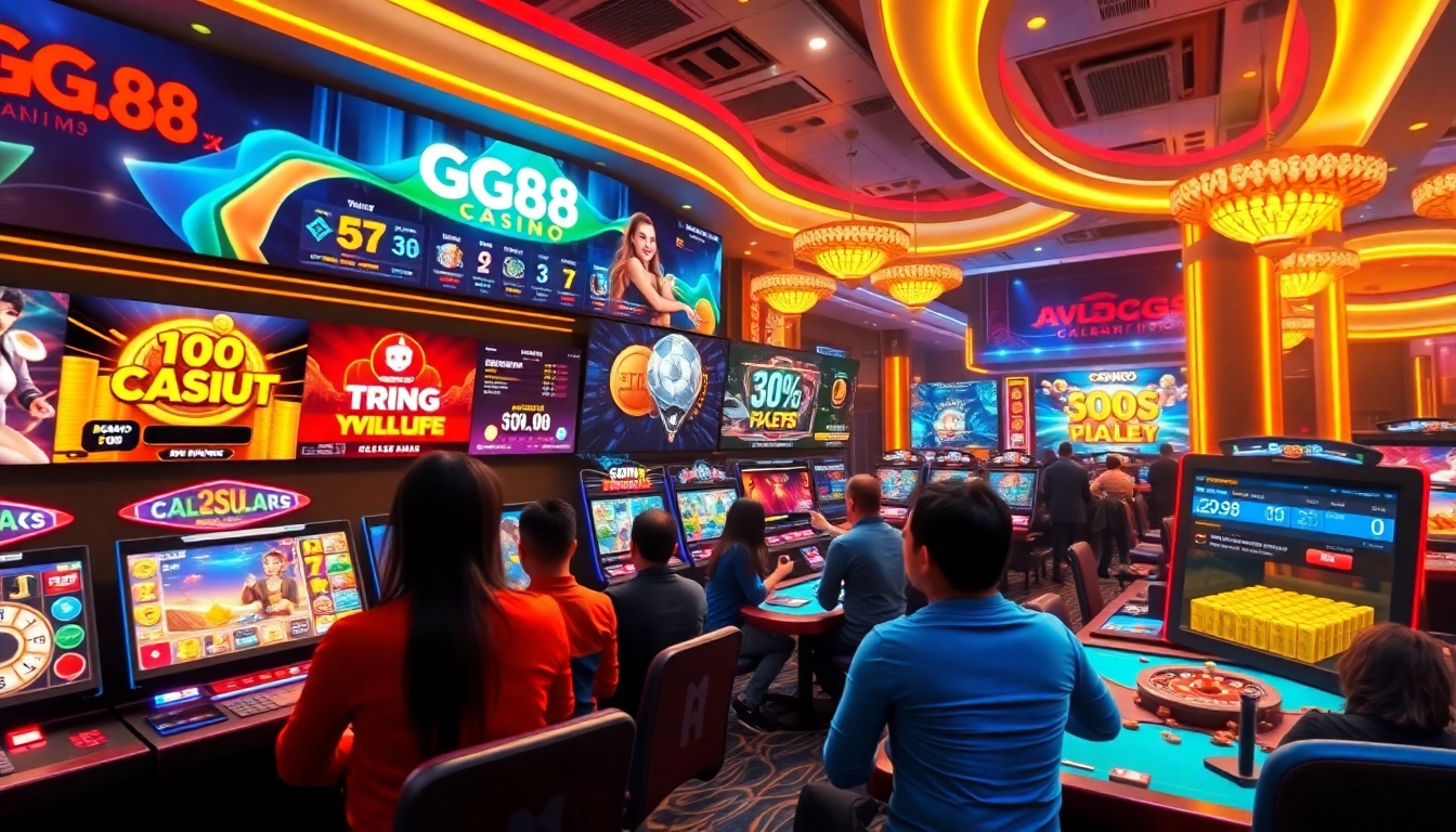 Engaging online casino gaming scene featuring GG 88 games and promotions.
