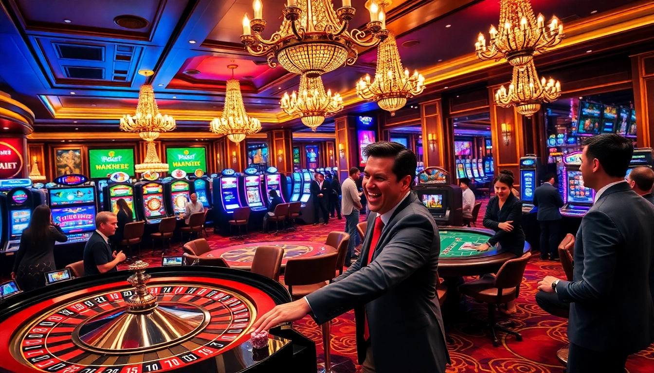 Experience high-stakes excitement at https://s8net.com/ with a vibrant casino scene.