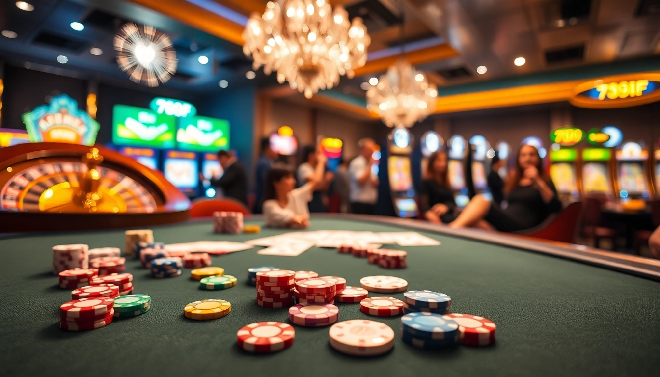 Experience the thrill of winning at 789F with vibrant casino tables and exciting gameplay.