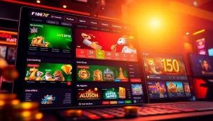 F168 online gambling platform showcasing vibrant games, user-friendly interface, and engaging promotions.