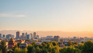 Discover the vibrant Almaty cityscape at https://albmaftoh.com with mountains in the background