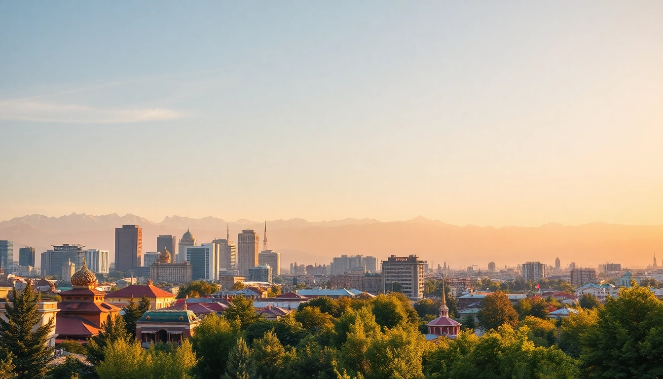 Discover the vibrant Almaty cityscape at https://albmaftoh.com with mountains in the background