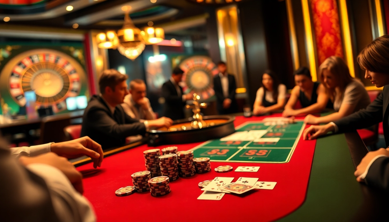 Experience the thrill of Top 10 Nhà Cái Uy Tín at a luxurious poker table.