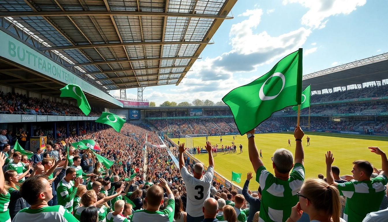 Exciting matchday at Butts Park Arena, Coventry's vibrant sporting hub.