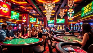 Players enjoying games at the casino with promotions from https://duel-rewards.com highlighted.