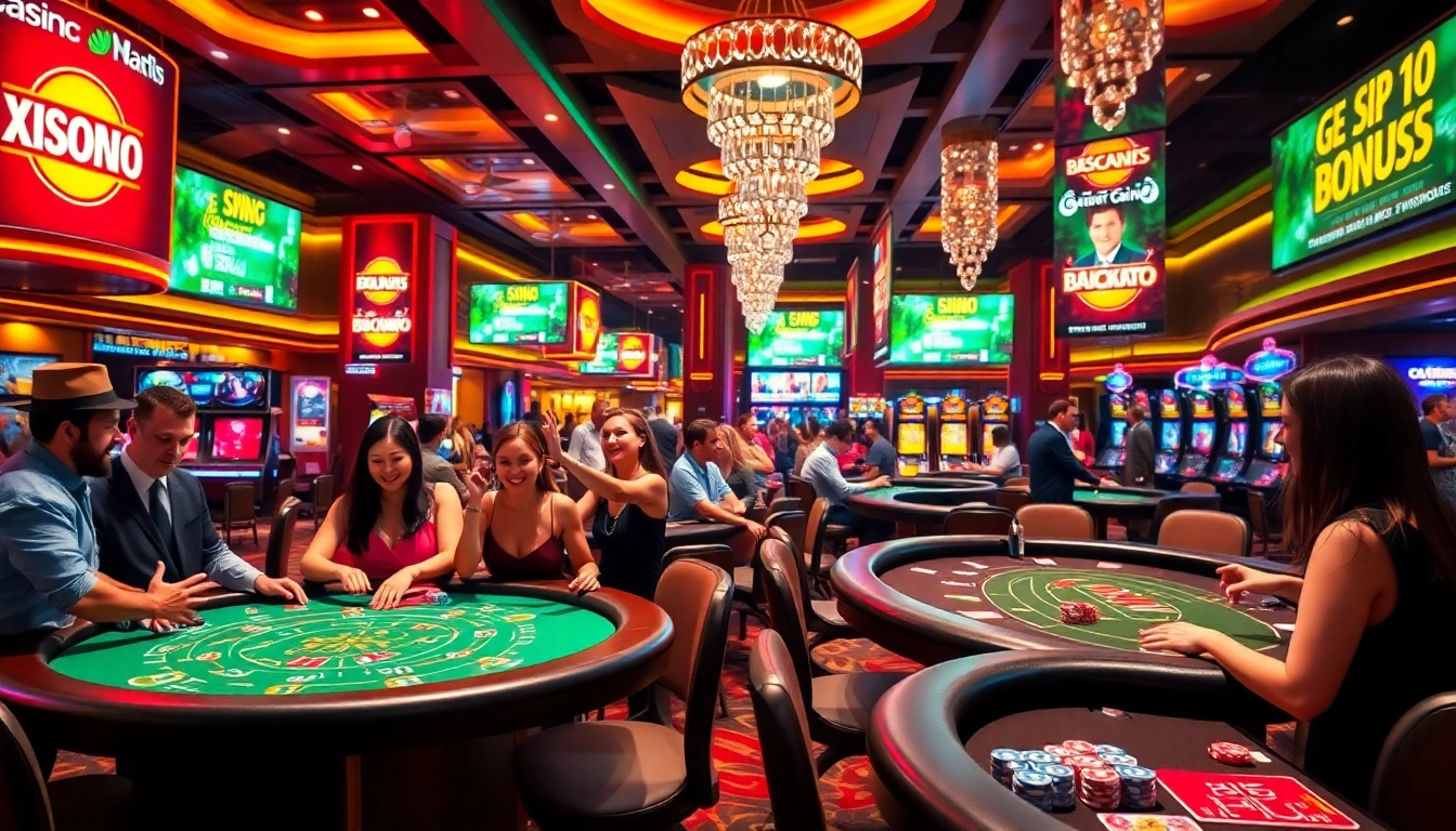 Players enjoying games at the casino with promotions from https://duel-rewards.com highlighted.