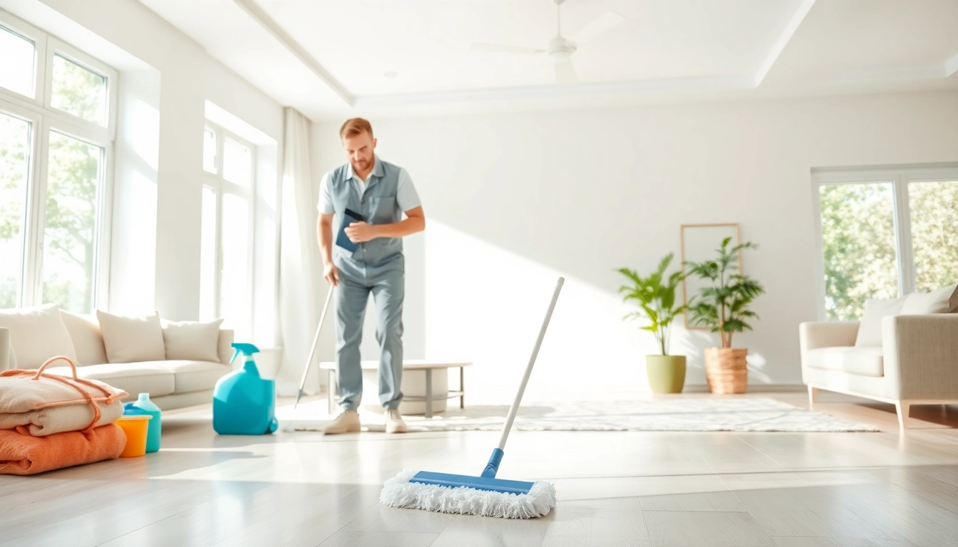 Engage professional cleaning service transforming a living room with clear light and vibrant colors.