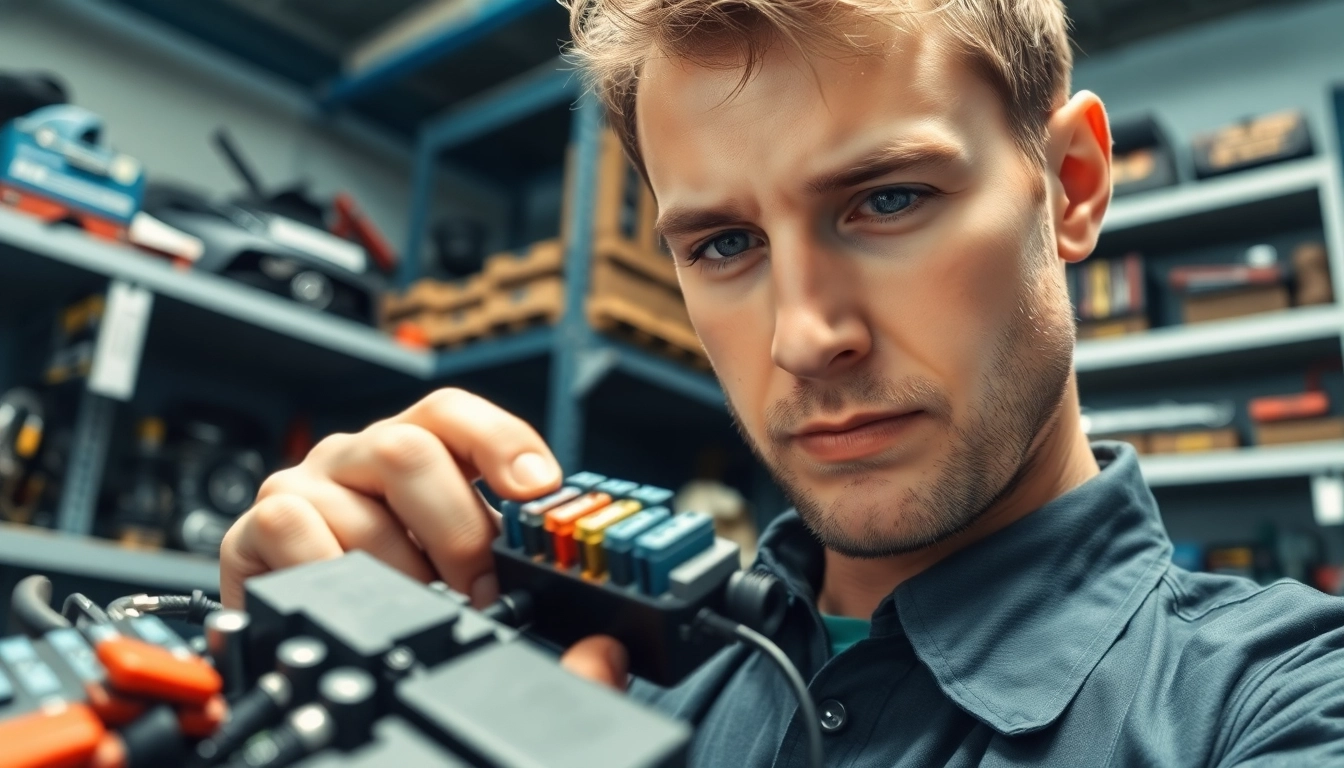 Sprawdzanie bezpieczników w samochodzie na https://bezpieczniki24.pl w profesjonalnym warsztacie.