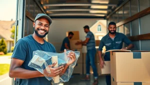 Moving companies edmonton team expertly packing and relocating household items for a seamless move.