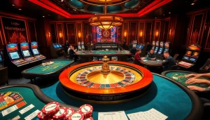 Experience the excitement of gambling at new888 with vibrant slot machines and engaging poker tables.