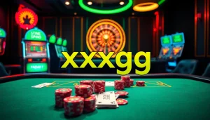 Experience thrilling gambling at the xxgg poker table with high-quality cards and vibrant chips.