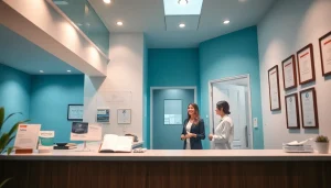 現代的な医療クリニックで、専門スタッフと温かい雰囲気の包茈手術 おすすめ