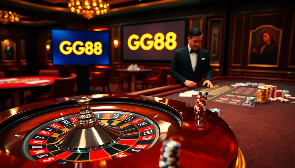 Experience the thrill of GG88 online gambling with premium casino gaming and vibrant visuals.