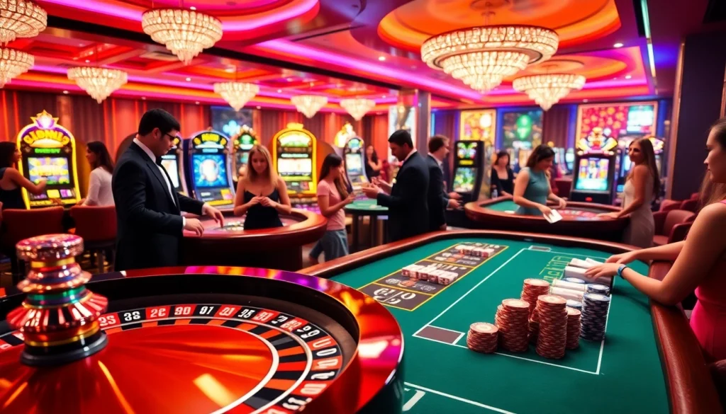 SLOT365 offers thrilling casino games with vibrant action at the poker table and roulette wheel.