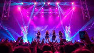 Catch the latest Blackpink news as the group dazzles on stage during an electrifying live performance.