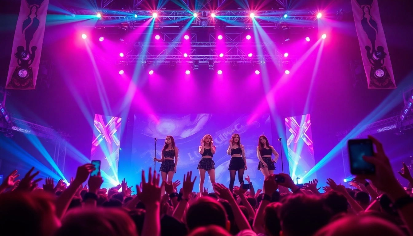 Catch the latest Blackpink news as the group dazzles on stage during an electrifying live performance.