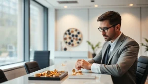 Fai valutazioni nel compro oro roma con oro e gioielli in primo piano.