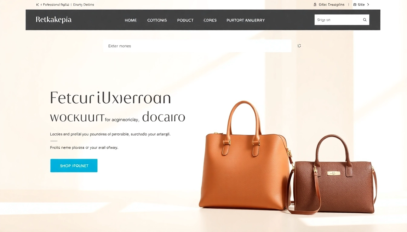 레플리카사이트에서 고품질 명품 가방과 액세서리를 소개하는 장면