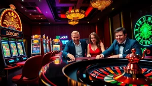 Trải nghiệm trò chơi đầy hồi hộp với các yếu tố casino sang trọng tại https://luck8.net, thể hiện sự phấn khích và tính chuyên nghiệp.