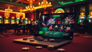 Engaging players enjoying an elegant online gambling experience at https://lc88.jpn.com/ with vibrant casino elements.
