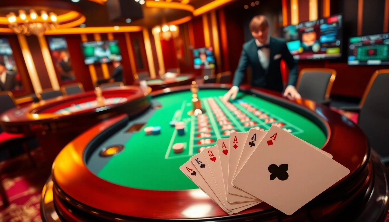 Experience the thrill of link fly88 with vibrant casino tables and winning poker hands.
